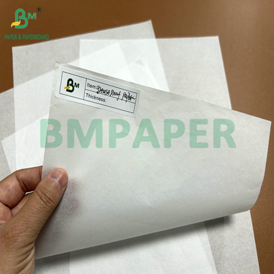 38g 40g Papel resistente a gordura de cera para embalagem de pão 12" x 12"