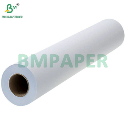 24' largura 80gm CAD Plotter Paper Rolo de papel de ligação não coberto 2' 3' Core
