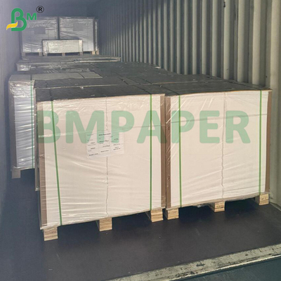 Resistência à esmagamento 200gm Papel Kraft Branco Para Tubos de Papel