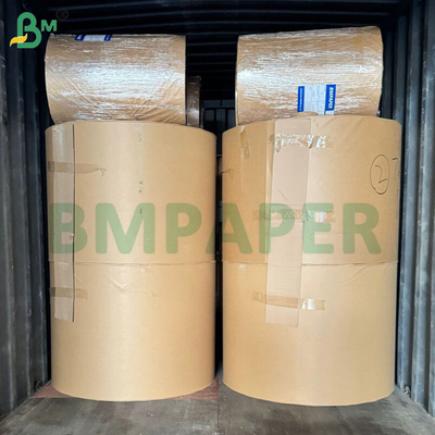 Resistência à esmagamento 200gm Papel Kraft Branco Para Tubos de Papel