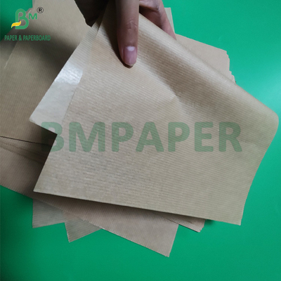 50g Papel de embalagem de Kraft castanho-cordado para sacos de grãos de café 750mm 1 lado brilhante