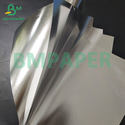 Papel metalizado de alumínio de prata impermeável de 70gm para rótulo de cerveja de resistência molhada