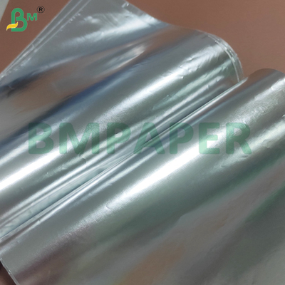 Rolos de papel de cerveja de resistência húmida prateados brilhantes para rótulos de garrafas