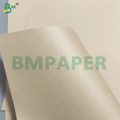 Rolos de papel de base de taça com revestimento em PE de lado duplo, castanho 190+10 gm