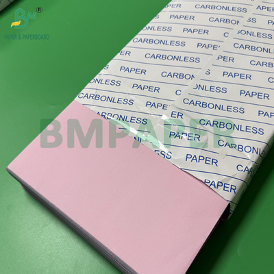 55 - 80gm Papel CF sem carbono para recibos Folhas de cor rosa-verde-azul-amarelo