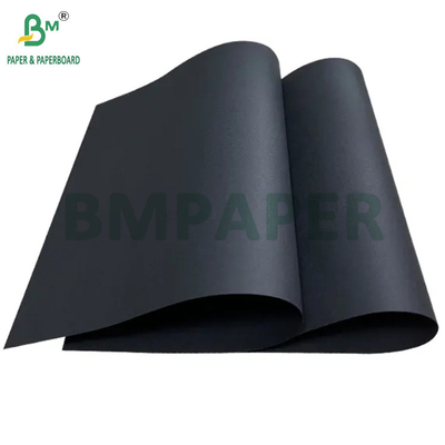400 gm Solid Black Kraft Paper para caixa de jóias Forte resistência 30' x 40'