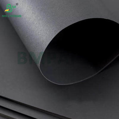 400 gm Solid Black Kraft Paper para caixa de jóias Forte resistência 30' x 40'