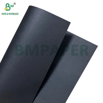 400 gm Solid Black Kraft Paper para caixa de jóias Forte resistência 30' x 40'