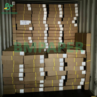 Papel de ficha CAD branco não revestido de 20LB para desenho de engenharia 36"*150ft rolos