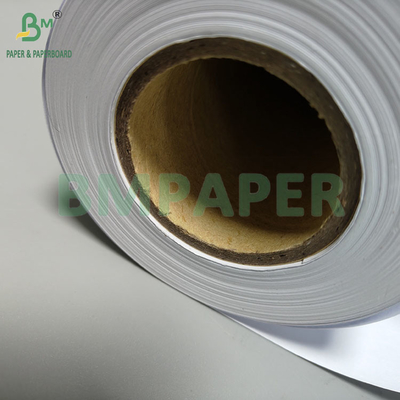 Papel de ficha CAD branco não revestido de 20LB para desenho de engenharia 36"*150ft rolos