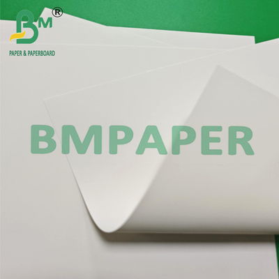 Papel sintético em papel de PP à prova d'água branco brilhante para cartazes