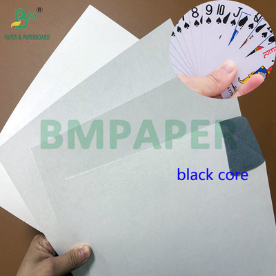 Papel de póquer de núcleo preto C2S para cartas de jogo