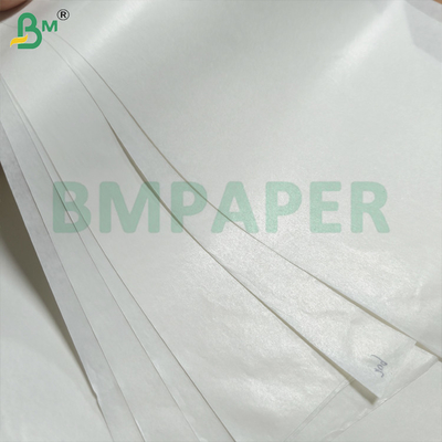 35 grs Branco e Marrom MG Kraft Paper Roll 60cm Brilhante de um lado