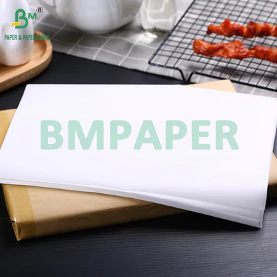 45 gm 50 gm Papel branco branqueado à prova de gordura para assar PFAS Kit 5 Kit 7