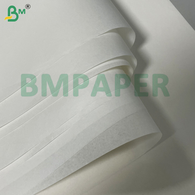 38-50gm Papel à prova de gordura para embalagens de alimentos gordurosos Opções castanho e branco Kit 3-8, resistente à umidade Reciclável
