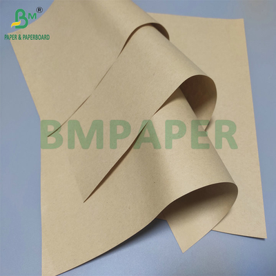 Pulpa de madeira de alta resistência 60 g 80 g Rolo de papel Kraft castanho para sacos de papel