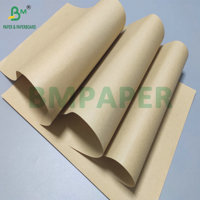 Pulpa de madeira de alta resistência 60 g 80 g Rolo de papel Kraft castanho para sacos de papel