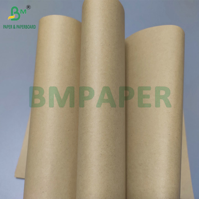 Pulpa de madeira de alta resistência 60 g 80 g Rolo de papel Kraft castanho para sacos de papel
