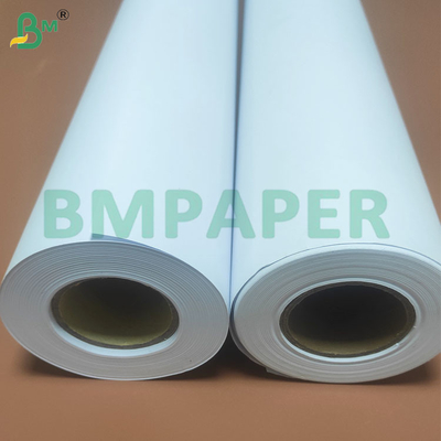 20lb branco bom efeito de impressão grande formato CAD Plotter papel rolos