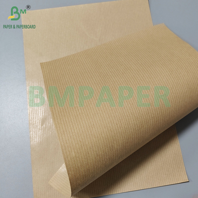 60 gramas de papel Kraft de qualidade alimentar de um lado, brilhante, castanho, estriado