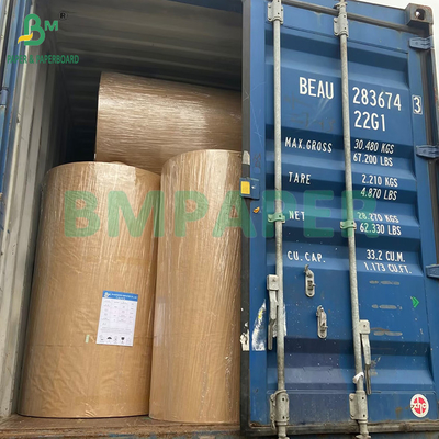 60 gramas de papel Kraft de qualidade alimentar de um lado, brilhante, castanho, estriado