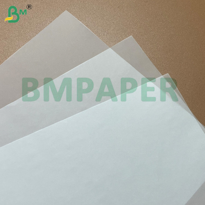 83gm 92gm Resistente a tinta Translúcido de peso leve Folha de papel de rastreamento de padrões para CAD Plotter