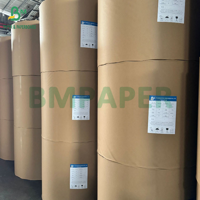 50gm 60gm 70gm 80gm Alto resistência à explosão MG Papel Kraft com nervuras castanho