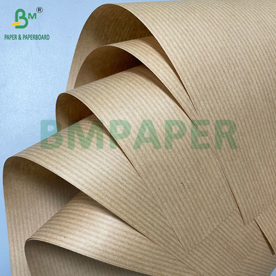 50gm 60gm 70gm 80gm Alto resistência à explosão MG Papel Kraft com nervuras castanho