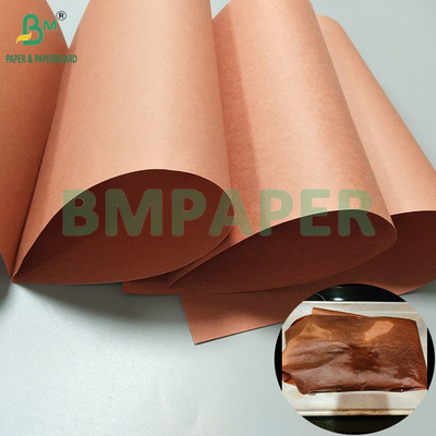 66 gm 70 gm Rolo de papel de carniceiro rosa não revestido para churrasco 60cm*50m
