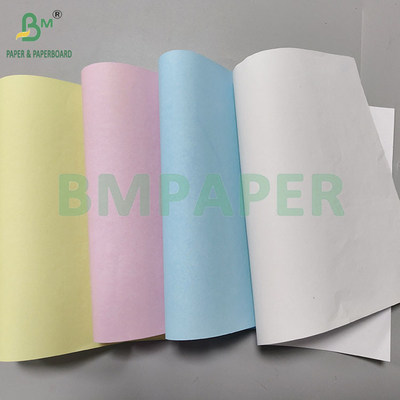 80gm CB CFB CF Carbonless Copying Paper Roll 242mm × 12000m Imagem Azul
