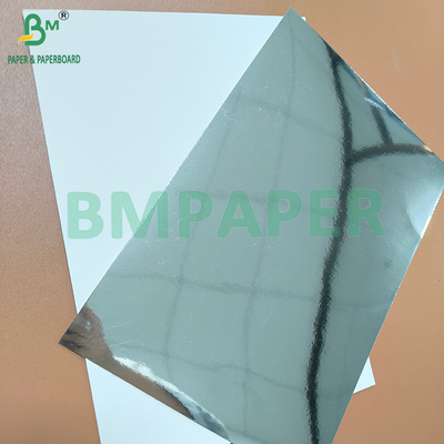 300 gm 425 gm PET revestido de prata papel de embalagem brilhante para caixa de pasta de dentes