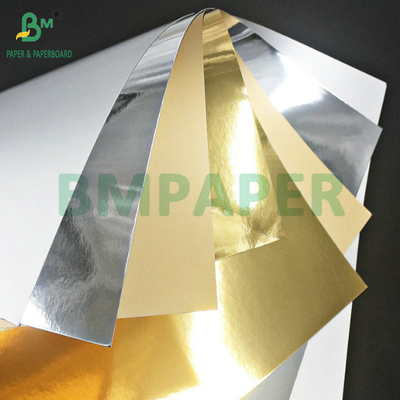 400 gm 425 gm cartão metálico de ouro para fazer caixa de embalagem