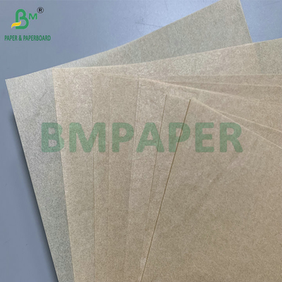 35 gm 45 gm Papel de pergaminho castanho não pegajoso