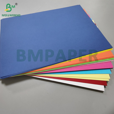 80gm 110gm Cor não revestida Bristol Paper Board para escolas de artesanato 61 x 86cm