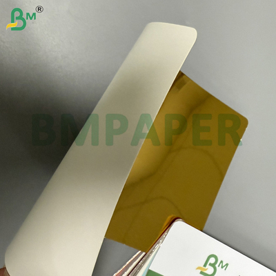 200g 250g Cartão Metálico Ouro 1 Lado Com Atrás Branco 70 X 100cm