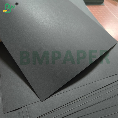 Cartão de capa preto de 92lb 250gm Espessura de papel não revestido de dois lados preto