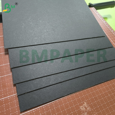 Cartão de capa preto de 92lb 250gm Espessura de papel não revestido de dois lados preto