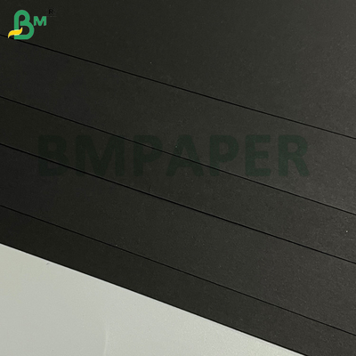 120g 130g 140g Pure Black Fold Resistance Black Paperboard for Gift Boxes Packing DIY