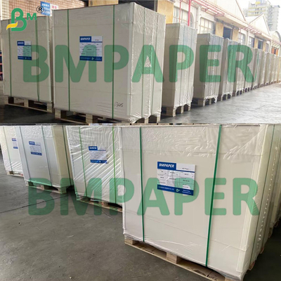 Papel kraft branco não branqueado de alta resistência de 60 gm para sacos de transporte de alimentos SOS