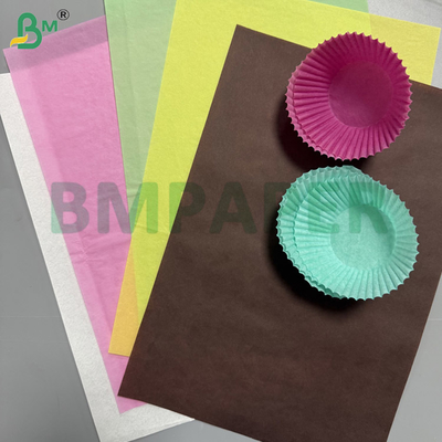 Papel Colorido 40gsm de Fácil Deslizamento para Fabricação de Cupcakes, Fabricação de Muffins, Material Bruto