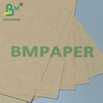 Papel para embrulho de sanduíche à prova de óleo 60gsm Kit 7 Castanho Natural 700 x 1000mm
