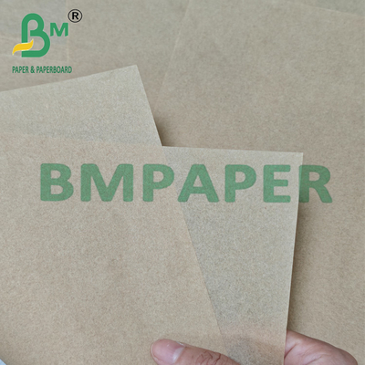 Papel para embrulho de sanduíche à prova de óleo 60gsm Kit 7 Castanho Natural 700 x 1000mm