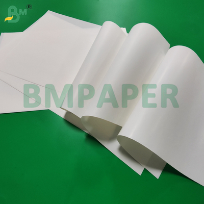 Papel de resistência ao molho metalizado de prata de alumínio de lado único para rótulo de cerveja 70g