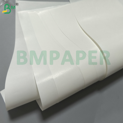 65 - 80gm Papel de rótulo de resistência ao molho branco de lado único Superfície brilhante