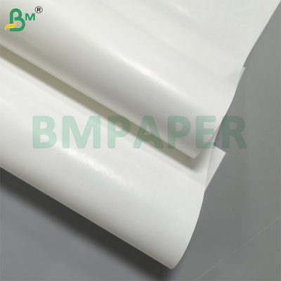 65 - 80gm Papel de rótulo de resistência ao molho branco de lado único Superfície brilhante