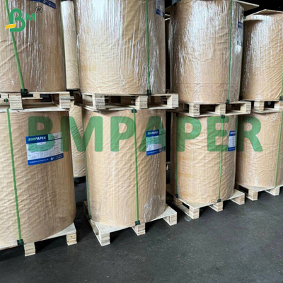 65 - 80gm Papel de rótulo de resistência ao molho branco de lado único Superfície brilhante