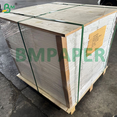 65 - 80gm Papel de rótulo de resistência ao molho branco de lado único Superfície brilhante