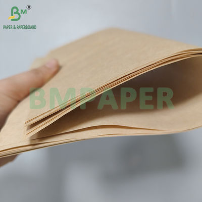 60gm de papel de graxa de qualidade alimentar castanho kit7 kit10 Embalho de hambúrgueres 40*60cm