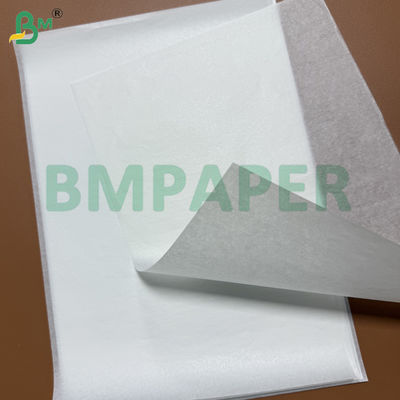 Papel para Forno a Vapor de Silicone Dupla Face 40gsm Branco Folhas Estendidas para Cozinhar