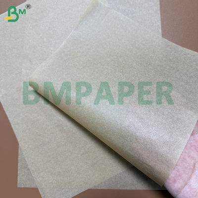 Papel para Fritadeira a Ar 40gsm com Silicone Dupla Face Marrom Kraft Personalizado em Folhas / Rolos